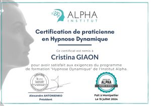 diplome institu alpha hypnose