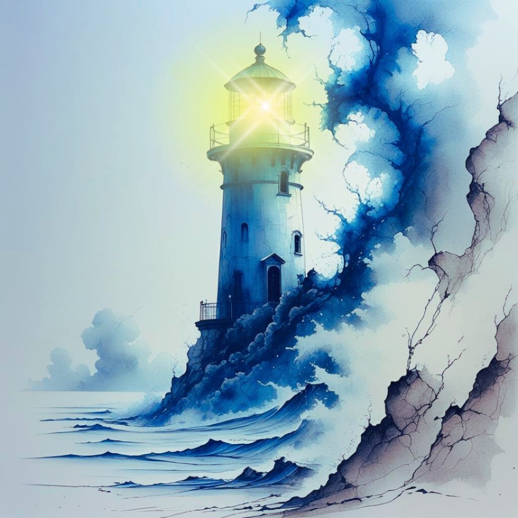 faro con luce